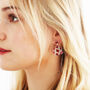 Tara Flower Stud Earrings, thumbnail 10 of 12