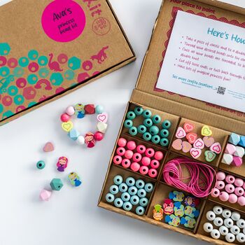 Personalised Princess Wooden Bead Making Kit, 5 of 6