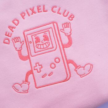 Retro Gaming Dead Pixel Club Sweatshirt, 2 of 4