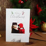 Personalised Photo Silver Christmas Cards, thumbnail 1 of 2