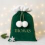 Personalised Velvet Christmas Sack, thumbnail 7 of 9