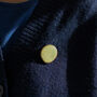 Mango Wood Slice Brooch, thumbnail 2 of 5