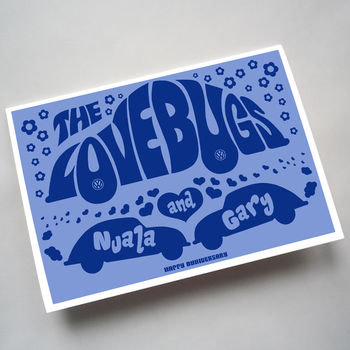 Personalised 'Love Bugs' Anniversary Or Birthday Card, 2 of 6