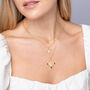 Gold Vermeil Sofia Coin Necklace, thumbnail 1 of 5