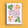 Tropical Flowers Card For Mum, Mummy, Granny Or Nanny, thumbnail 1 of 5