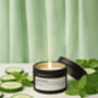 Cucumber Scented Candle | Gift For Sister | Fresh Scent | Housewarming Gift, thumbnail 2 of 2