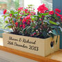 Personalised Wooden Three Plant Pot Holder, thumbnail 2 of 4