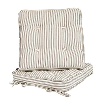 Alfresco Striped Cotton Mattress Box Cushions, 2 of 4