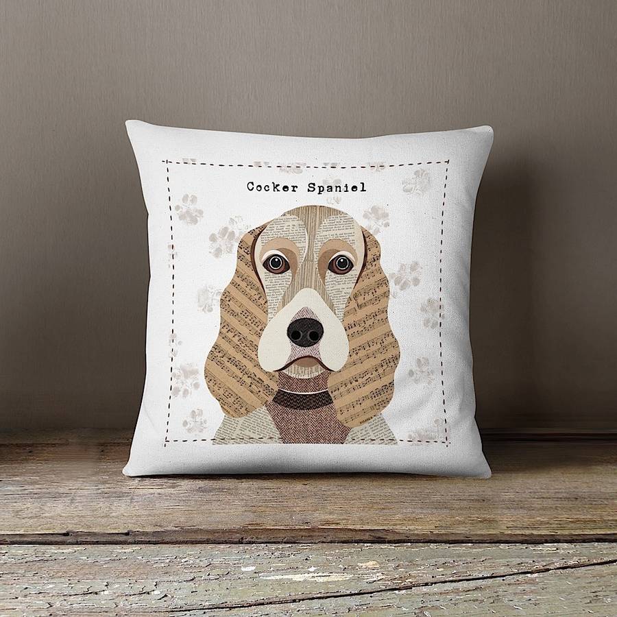 spaniel cushion