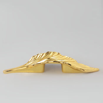 G Decor Large Gold Leaves Door Pull Draw Handle, 7 of 8