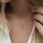 Silver Diamond Necklace, thumbnail 1 of 4