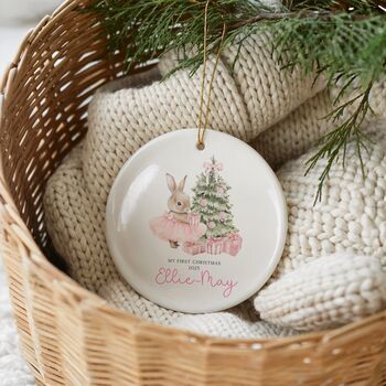 Baby Girl's First Christmas Bauble, 3 of 6
