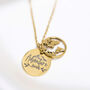Personalised 'Adventure Awaits' World Map Necklace, thumbnail 3 of 11