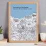 Personalised Chichester Graduation Gift Print, thumbnail 5 of 10