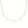 Dainty Gold 18 K Pearl Choker Necklace, thumbnail 2 of 6