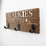 Personalised Walkie's And Names Dog Lead Holder, thumbnail 1 of 12