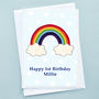 'Rainbow' Personalised Girls Birthday Card, thumbnail 1 of 4