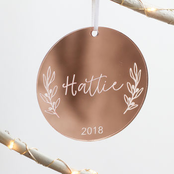 Personalised Christmas Tree Ornament 2021, 2 of 3