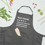 Personalised Review Kitchen Apron, thumbnail 1 of 4