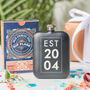 Personalised 18th Birthday Year Hip Flask, thumbnail 1 of 10