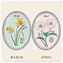 Personalised Birth Flower Print, thumbnail 5 of 9