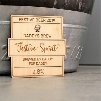 Personalised Home Brew Beer Pump Clips, 3 of 7