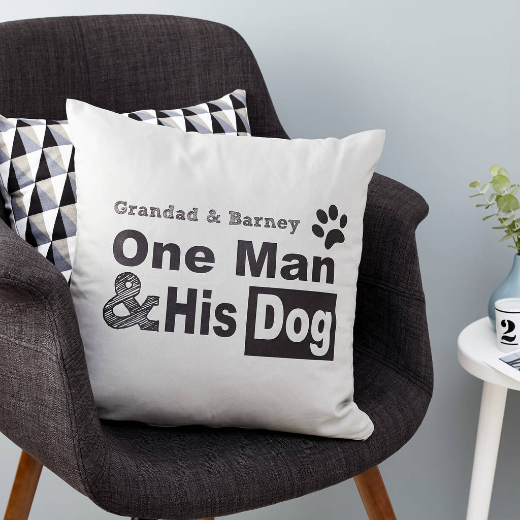 dog cushion personalised