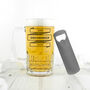 Personalised Comic Style Beer Glass Tankard, thumbnail 3 of 5