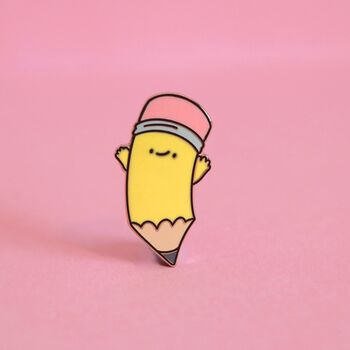 Pencil Enamel Pin | Cute Pin Badge, 5 of 5