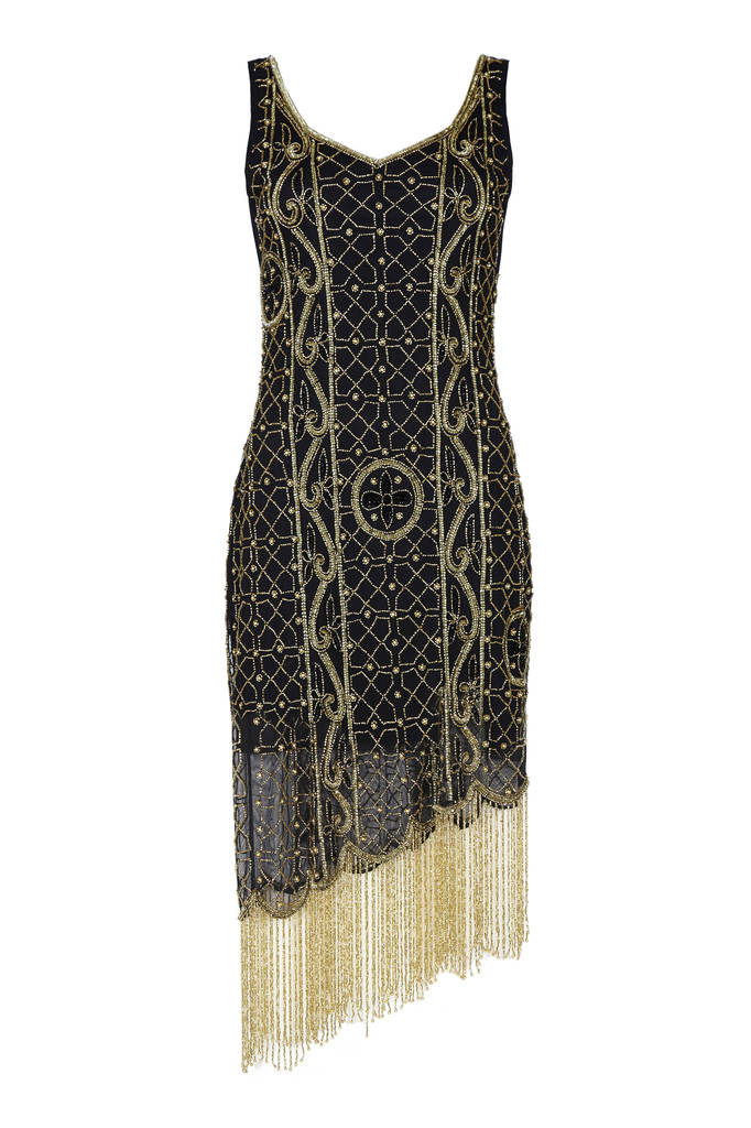 Isabella Vintage Inspired Fringe Dress By Gatsbylady London ...