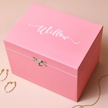 Personalised Name Musical Jewellery Box, 7 of 10