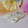 Personalised Bird Wedding Glass Charms, thumbnail 2 of 5