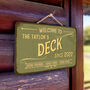 Personalised 'Pool Side' Garden Sign, thumbnail 4 of 4