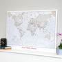 Personalised World Is Art Map, thumbnail 3 of 12