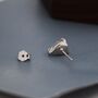 Sterling Silver Droplet Moonstone Stud Earrings, thumbnail 8 of 12