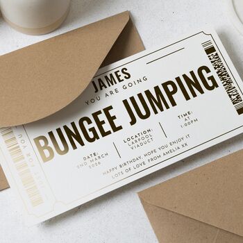 Personalised Bungee Jumping Experience Gift Voucher, 5 of 9