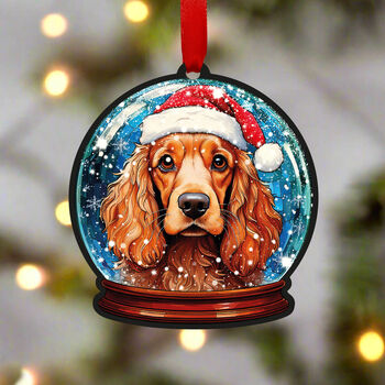 Cocker Spaniel Dog Tree Decoration, 8 of 10