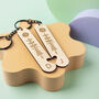 Spotify Code Personalised Heart Keyring Set, thumbnail 1 of 4