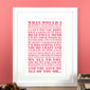 Personalised 'First Dance' Song Print, thumbnail 5 of 12