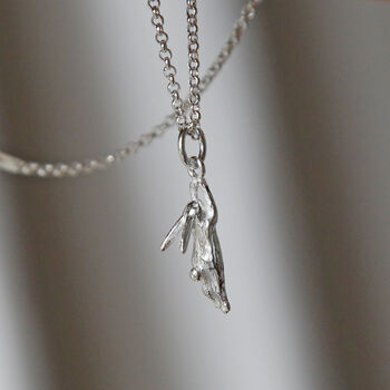 Sterling Silver Leaping Hare Necklace, 2 of 8