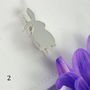 Silver Bunny Rabbit Cufflinks, thumbnail 4 of 12