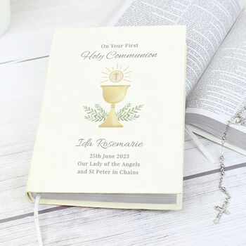 Personalised First Holy Communion Bible Gift, 2 of 4