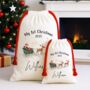 1st Christmas Santa Sleigh Christmas Sack, thumbnail 2 of 3