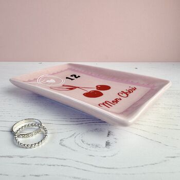 Personalised Cherry Trinket And Jewellery Dish, 3 of 6