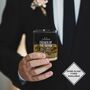 Personalised Father Of The Groom Wedding Glass, thumbnail 1 of 10