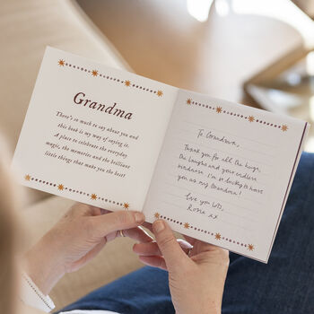 Grandma You're The Best, A Fill In The Blanks Gift Book With Posting Envelope, 5 of 12