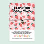 I Love You Berry Much Wish Bracelet – Cute Romantic Gift With Heart Charm, thumbnail 1 of 3