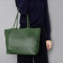 Weaving Vegan Leather Tote, thumbnail 6 of 12