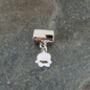 Lily Of The Valley May Birth Flower Bracelet Charm, thumbnail 2 of 4