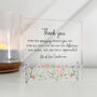 Personalised Thank You Acrylic Block Gift For Teachers, thumbnail 4 of 5